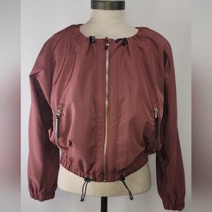 Athleta women's Chill Bomber cropped jacket size XS